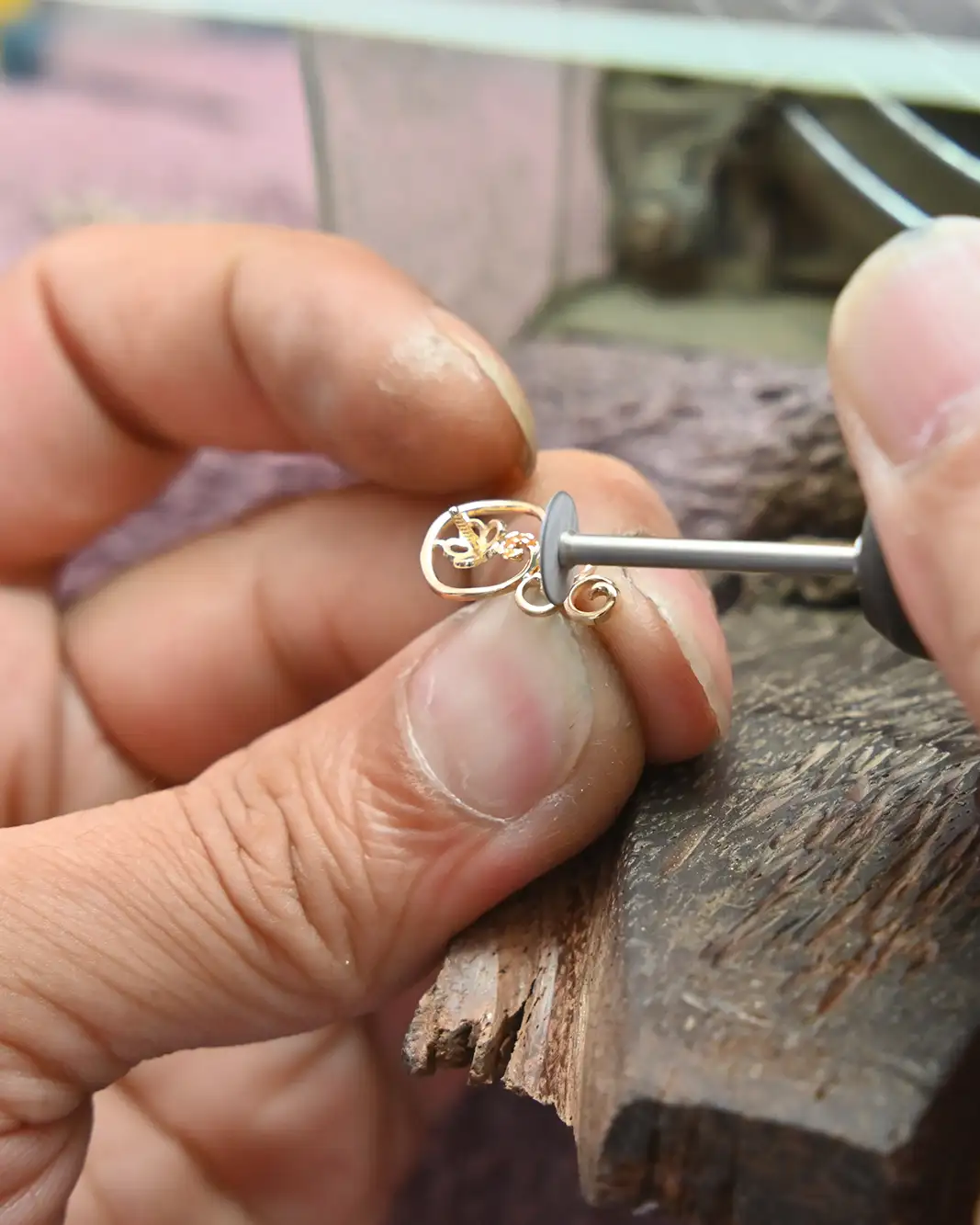 Earring Polishing & Refinement