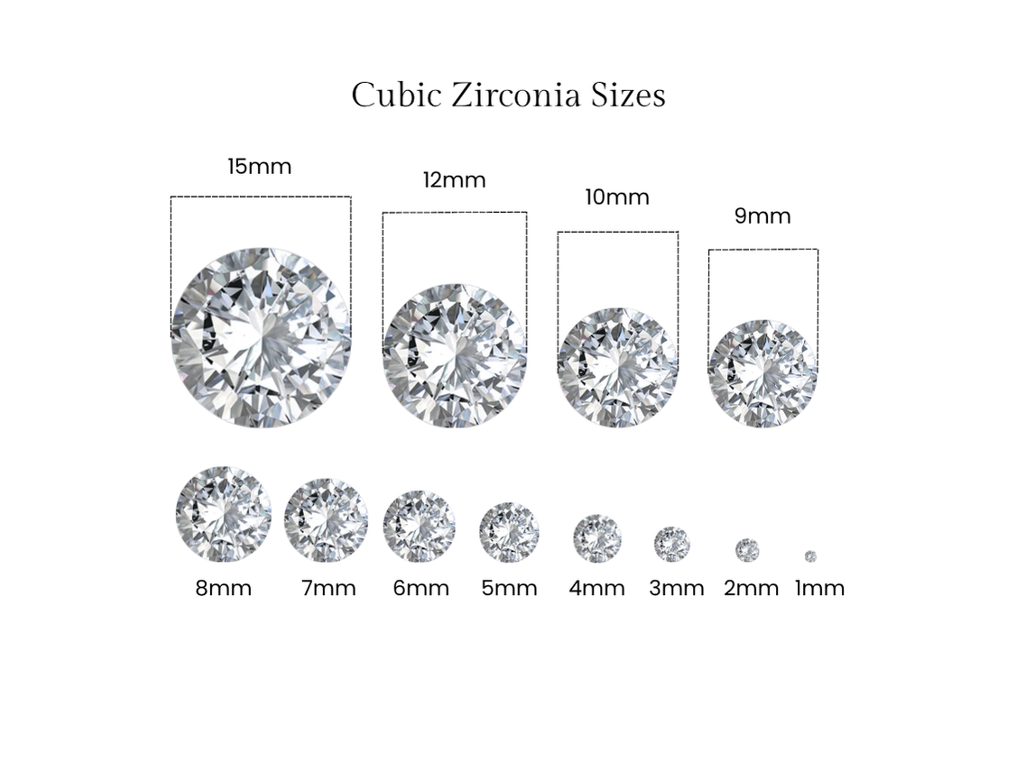 Cubic Zirconia Sizes