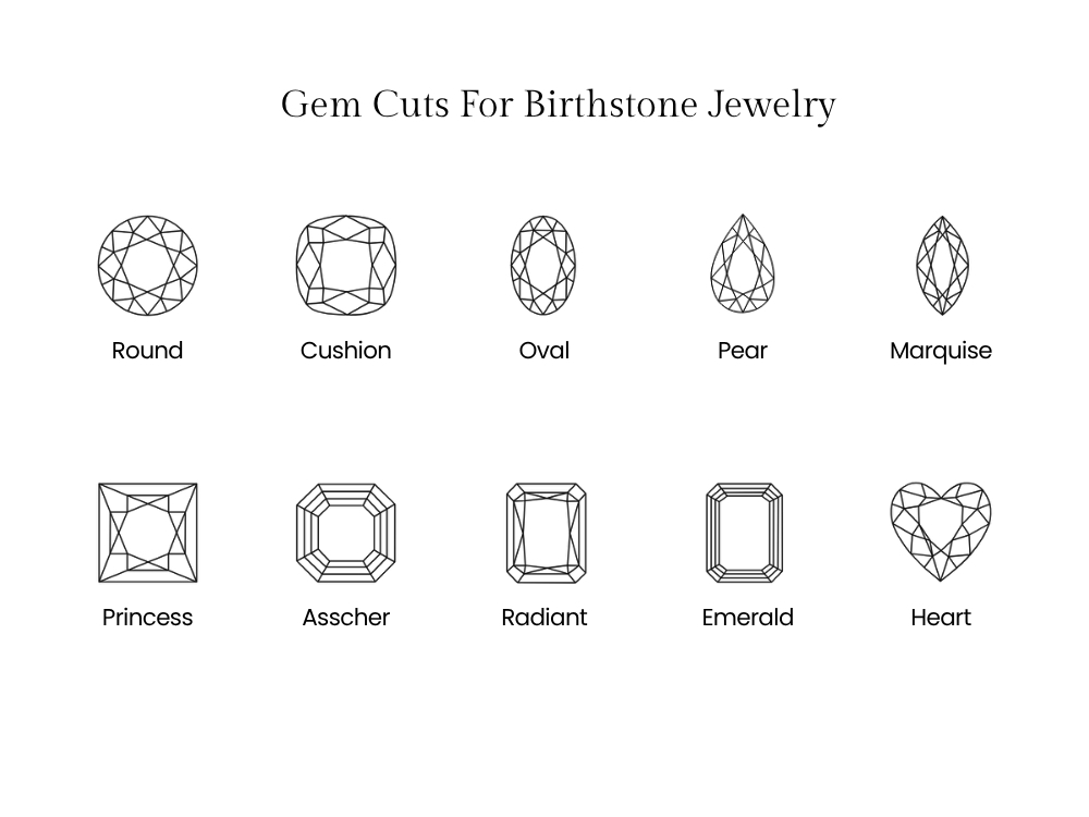 Gem Cuts For Birthstone Jewelry