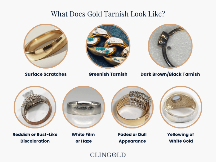 What Does Gold Tarnish Look Like