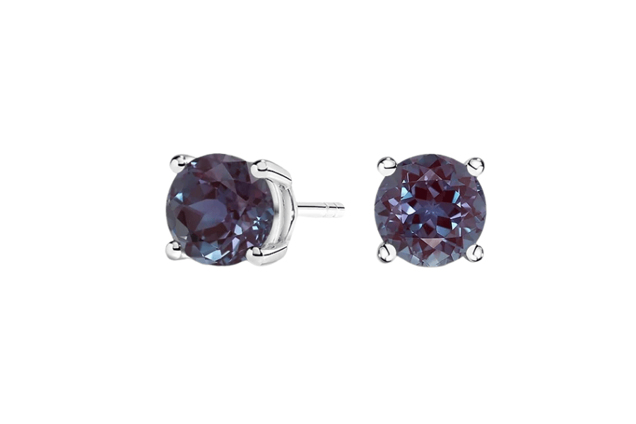 Alexandrite Stud Earrings