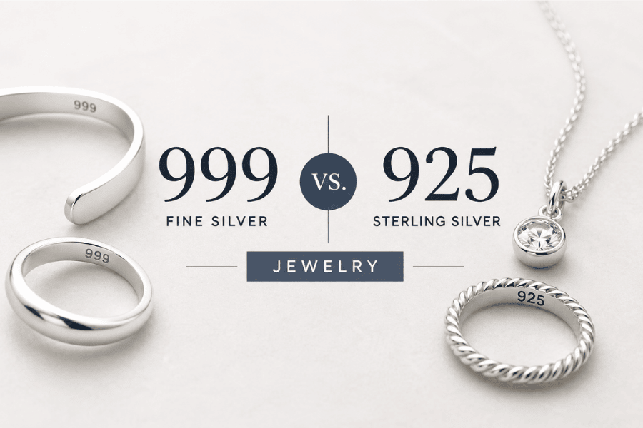 999 Fine Silver vs. 925 Sterling Silver Jewelry